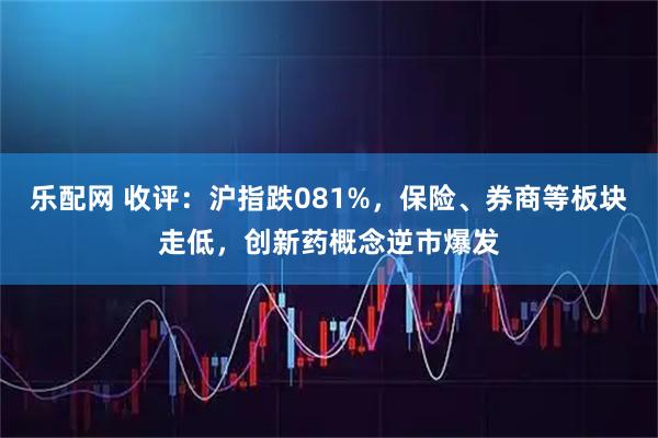乐配网 收评：沪指跌081%，保险、券商等板块走低，创新药概念逆市爆发
